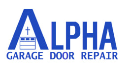 alpha garage door repair logo